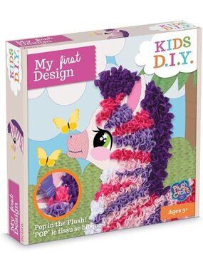 Plush Craft Fabric by Number DIY ORB Factory My First Design Zebra For Age 3+